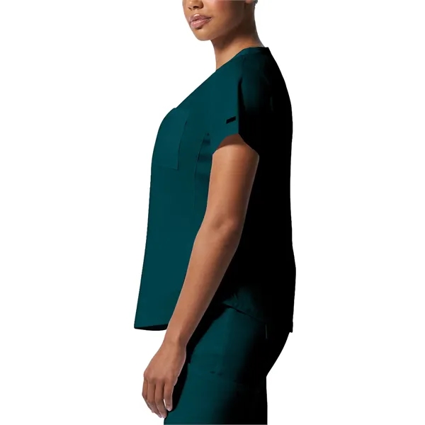Landau ProFlex Women's Tuckable V-Neck Top... from ASI 86018 Scrub Authority / Uniform Stores