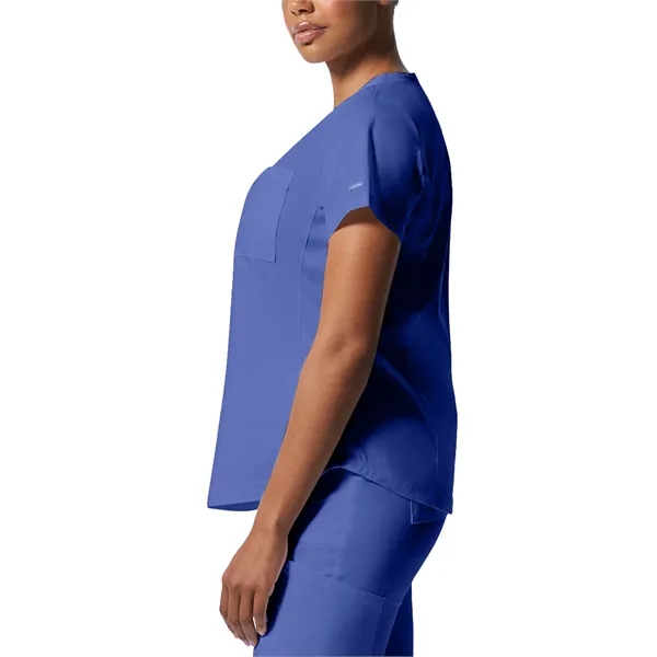 Landau ProFlex Women's Tuckable V-Neck Top... from ASI 86018 Scrub Authority / Uniform Stores