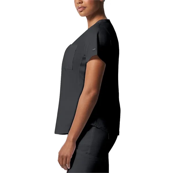 Landau ProFlex Women's Tuckable V-Neck Top... from ASI 86018 Scrub Authority / Uniform Stores