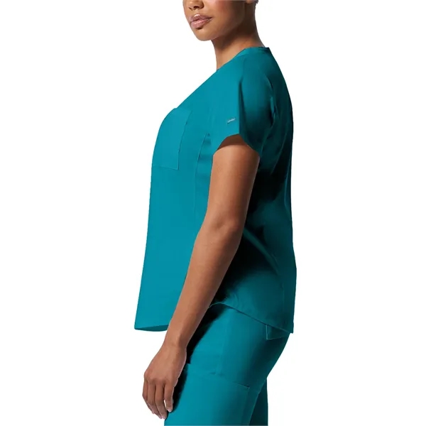 Landau ProFlex Women's Tuckable V-Neck Top... from ASI 86018 Scrub Authority / Uniform Stores