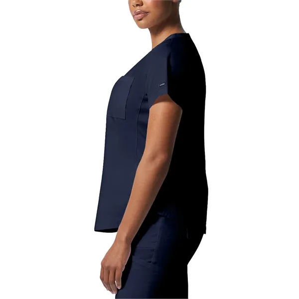 Landau ProFlex Women's Tuckable V-Neck Top... from ASI 86018 Scrub Authority / Uniform Stores