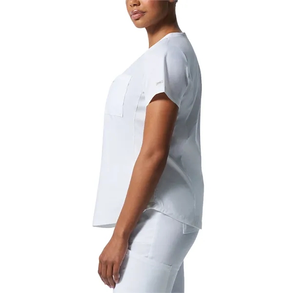 Landau ProFlex Women's Tuckable V-Neck Top... from ASI 86018 Scrub Authority / Uniform Stores