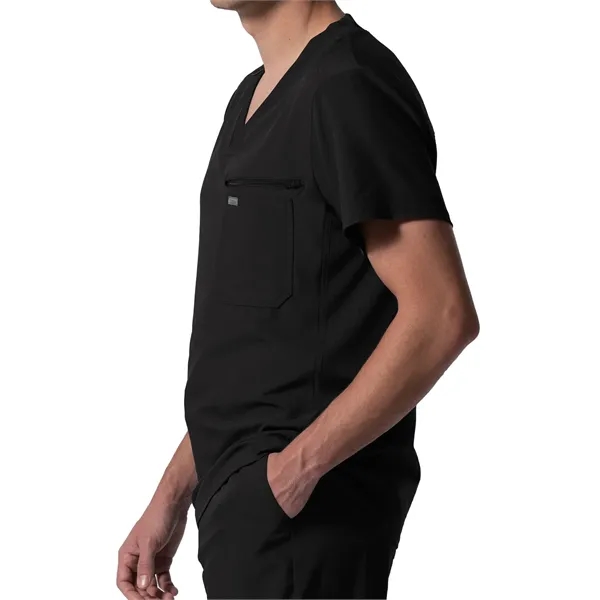 Landau Forward Men's Tuckable V-Neck Top... from ASI 86018 Scrub Authority / Uniform Stores