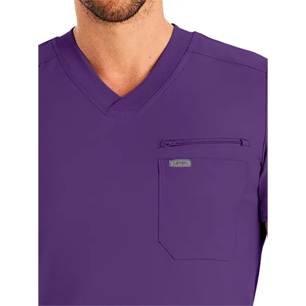 Landau Forward Men's Tuckable V-Neck Top... from ASI 86018 Scrub Authority / Uniform Stores