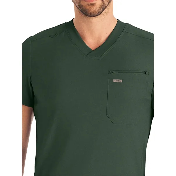 Landau Forward Men's Tuckable V-Neck Top... from ASI 86018 Scrub Authority / Uniform Stores