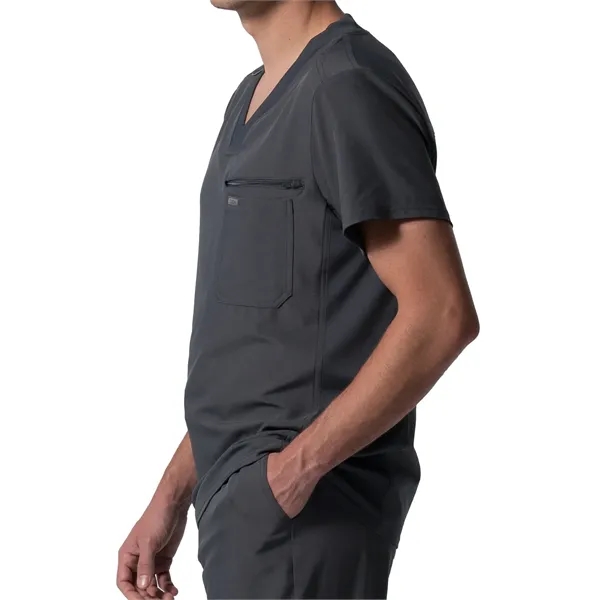 Landau Forward Men's Tuckable V-Neck Top... from ASI 86018 Scrub Authority / Uniform Stores