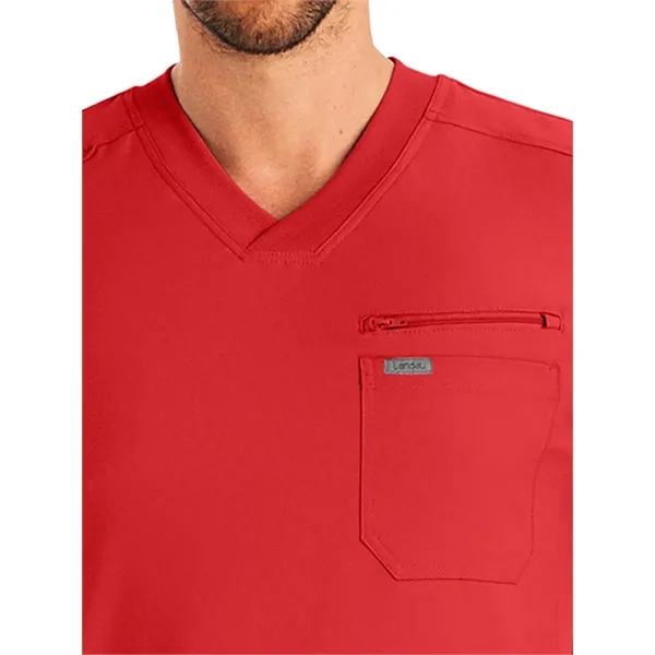 Landau Forward Men's Tuckable V-Neck Top... from ASI 86018 Scrub Authority / Uniform Stores