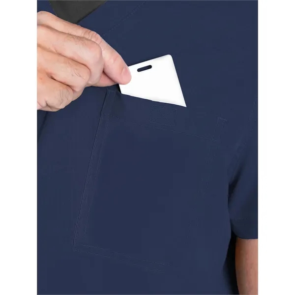 Med Couture RothWear Men's 1 Pocket V-Neck Top... from ASI 86018 Scrub Authority / Uniform Stores