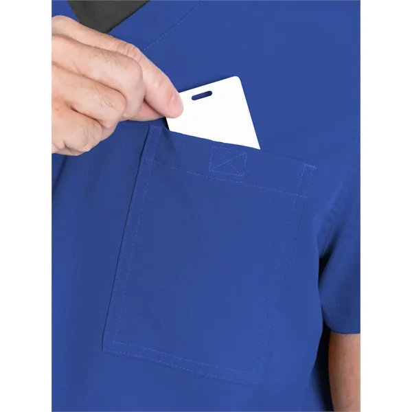 Med Couture RothWear Men's 1 Pocket V-Neck Top... from ASI 86018 Scrub Authority / Uniform Stores