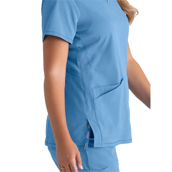 Barco Grey's Anatomy™ Stretch Serena Scrub Top.... from ASI 86018 Scrub Authority / Uniform Stores