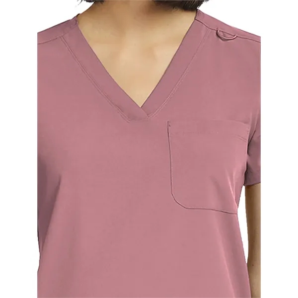 ScrubJoy Originals - Women's Fitted One-Pocket V-Neck Scr...... from ASI 86018 Scrub Authority