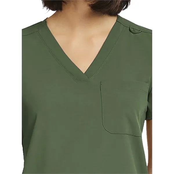 ScrubJoy Originals - Women's Fitted One-Pocket V-Neck Scr...... from ASI 86018 Scrub Authority