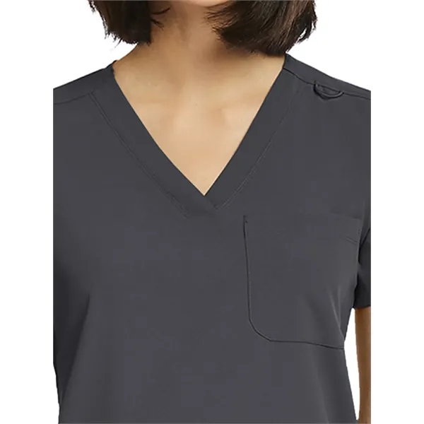 ScrubJoy Originals - Women's Fitted One-Pocket V-Neck Scr...... from ASI 86018 Scrub Authority
