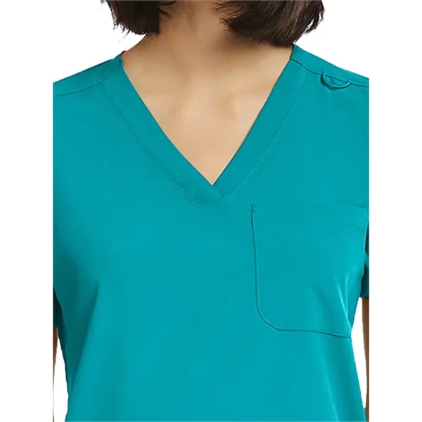 ScrubJoy Originals - Women's Fitted One-Pocket V-Neck Scr...... from ASI 86018 Scrub Authority