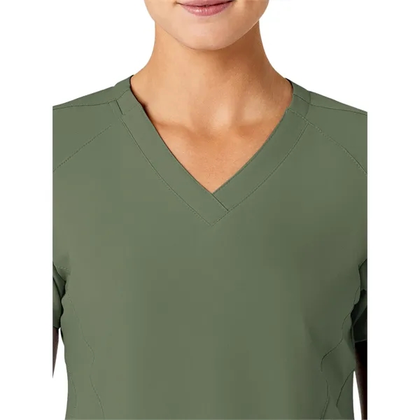 Wink W123 Women's Stylized V-Neck Top... from ASI 86018 Scrub Authority / Uniform Stores