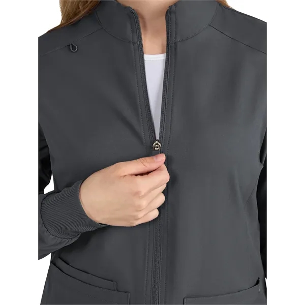 koi - Cureology - Women's 2-Pocket Zipper-Front Geneses S...... from ASI 86018 Scrub Authority / Uniform Stores