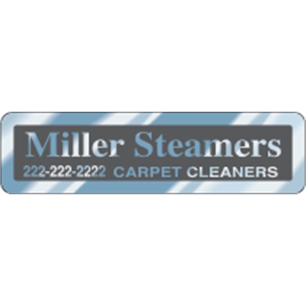 2.875" x 0.75" rectangle shaped identification decal made of chrome polyester.... from ASI 89910 Stouse, LLC