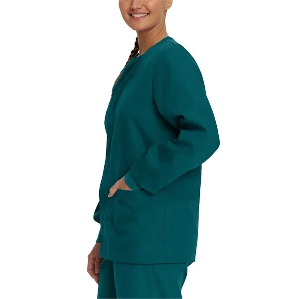 Landau Unisex Warmup Jacket with Knit Cuffs... from ASI 86018 Scrub Authority / Uniform Stores