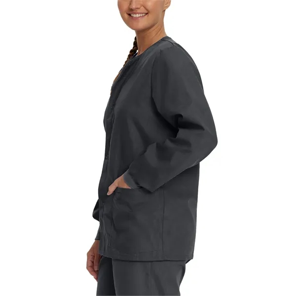 Landau Unisex Warmup Jacket with Knit Cuffs... from ASI 86018 Scrub Authority / Uniform Stores
