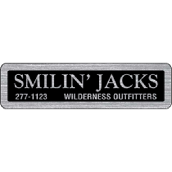 2.875" x 0.75" rectangular-shaped identification decal made of brushed chrome polyester.... from ASI 89910 Stouse, LLC