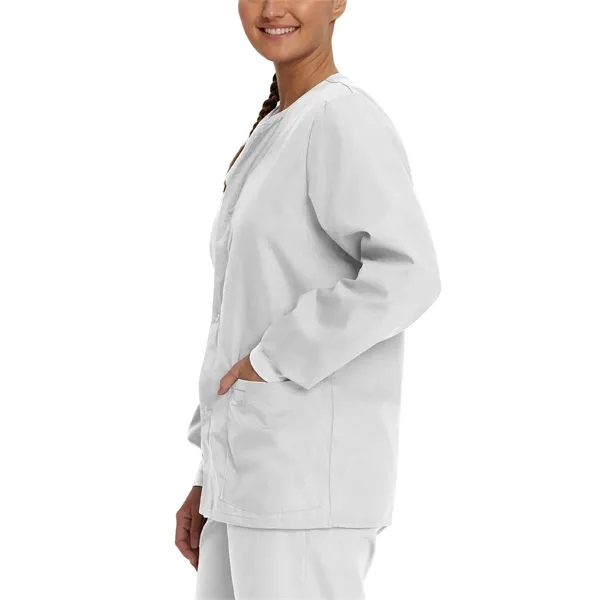 Landau Unisex Warmup Jacket with Knit Cuffs... from ASI 86018 Scrub Authority / Uniform Stores