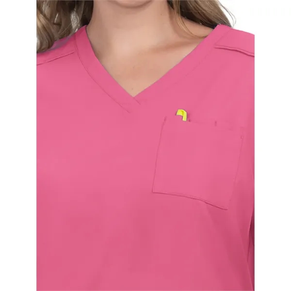 koi - Cureology - Women's 2-Pocket V-Neck Tuck-In Aura Sc...... from ASI 86018 Scrub Authority / Uniform Stores