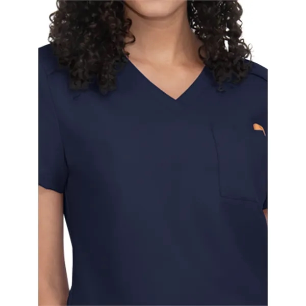 koi - Cureology - Women's 2-Pocket V-Neck Tuck-In Aura Sc...... from ASI 86018 Scrub Authority / Uniform Stores