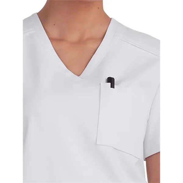 koi - Cureology - Women's 2-Pocket V-Neck Tuck-In Aura Sc...... from ASI 86018 Scrub Authority / Uniform Stores