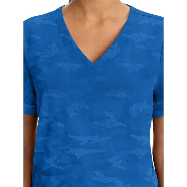 Healing Hands Purple Label Joy Camo Top... from ASI 86018 Scrub Authority / Uniform Stores