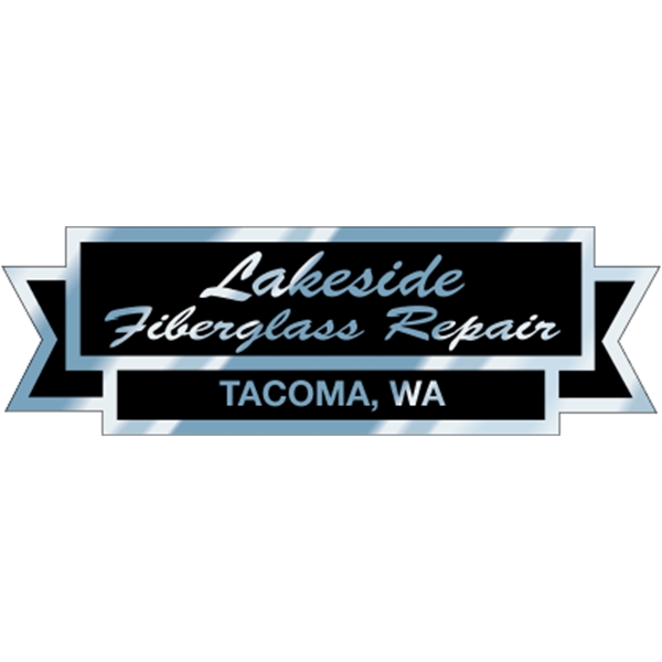 5.766" x 1.82" ribbon with rectangle shaped auto ad made from... from ASI 89910 Stouse, LLC