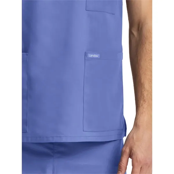 Landau - Essentials - Unisex V-Neck Scrub Top... from ASI 86018 Scrub Authority / Uniform Stores