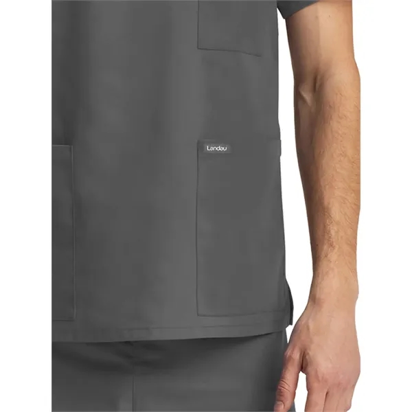 Landau - Essentials - Unisex V-Neck Scrub Top... from ASI 86018 Scrub Authority / Uniform Stores