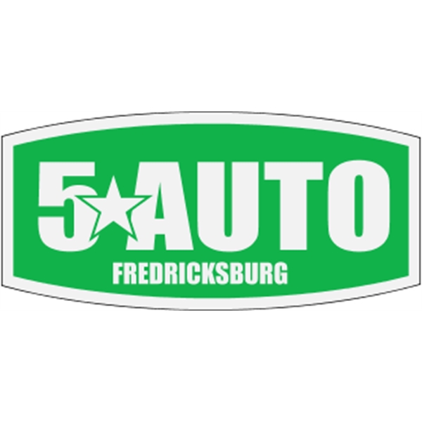 Rectangular w/curved top and bottom auto ad made from white reflective... from ASI 89910 Stouse, LLC