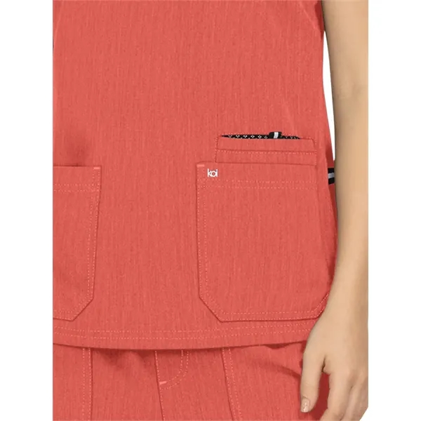Koi Next Gen Hustle And Heart Top... from ASI 86018 Scrub Authority / Uniform Stores
