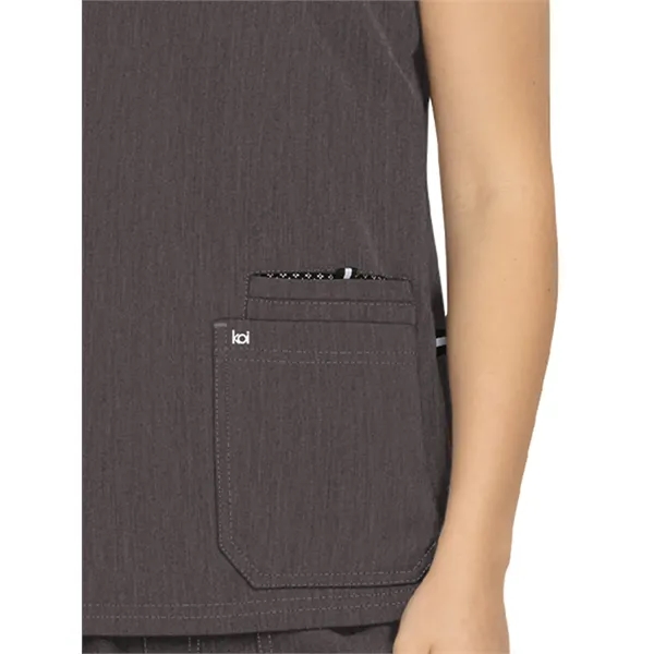 Koi Next Gen Hustle And Heart Top... from ASI 86018 Scrub Authority / Uniform Stores