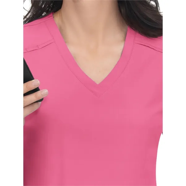 koi - Cureology - Women's 3-Pocket V-Neck Cardi Scrub Top... from ASI 86018 Scrub Authority