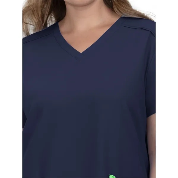 koi - Cureology - Women's 3-Pocket V-Neck Cardi Scrub Top... from ASI 86018 Scrub Authority