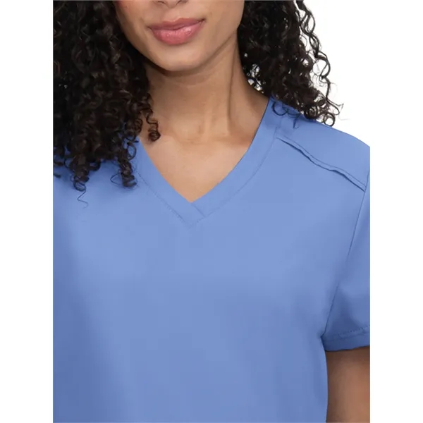 koi - Cureology - Women's 3-Pocket V-Neck Cardi Scrub Top... from ASI 86018 Scrub Authority