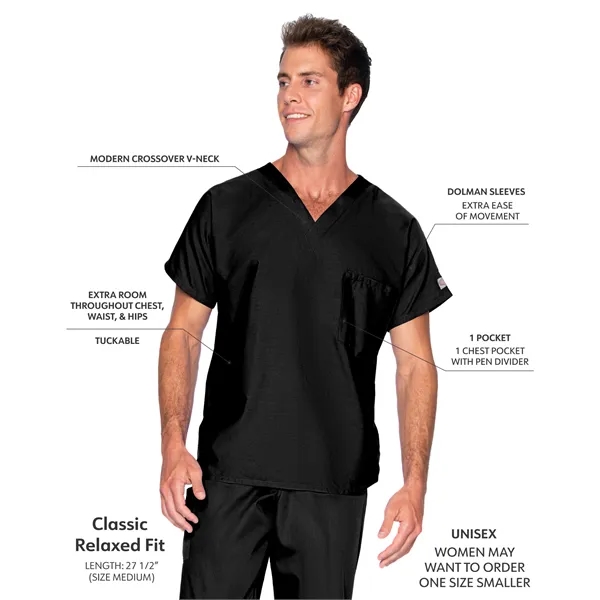 Landau ScrubZone Unisex Scrub Top... from ASI 86018 Scrub Authority / Uniform Stores