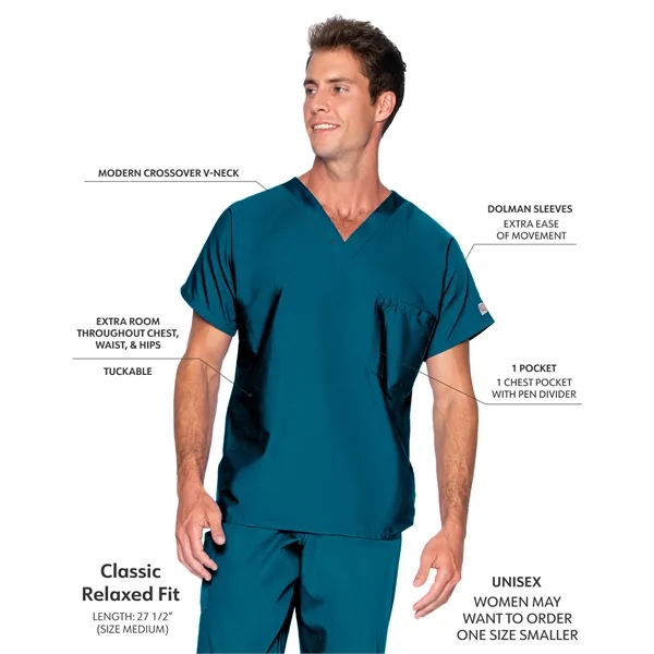 Landau ScrubZone Unisex Scrub Top... from ASI 86018 Scrub Authority / Uniform Stores