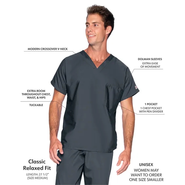 Landau ScrubZone Unisex Scrub Top... from ASI 86018 Scrub Authority / Uniform Stores