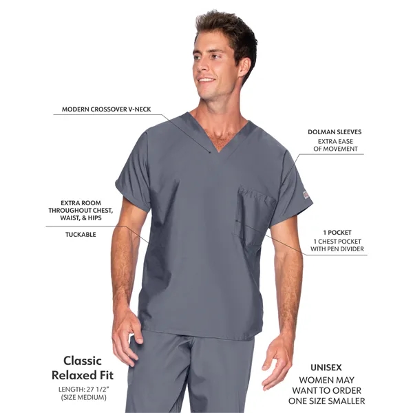 Landau ScrubZone Unisex Scrub Top... from ASI 86018 Scrub Authority / Uniform Stores