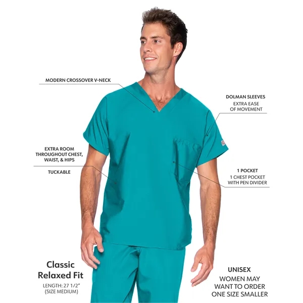 Landau ScrubZone Unisex Scrub Top... from ASI 86018 Scrub Authority / Uniform Stores