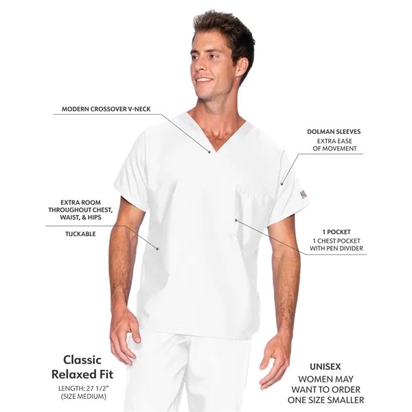 Landau ScrubZone Unisex Scrub Top... from ASI 86018 Scrub Authority / Uniform Stores