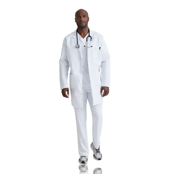 Grey's Anatomy Lab Coat for Men- Professional Full Length, Long Sleeve... from ASI 86018 Scrub Authority / Uniform Stores