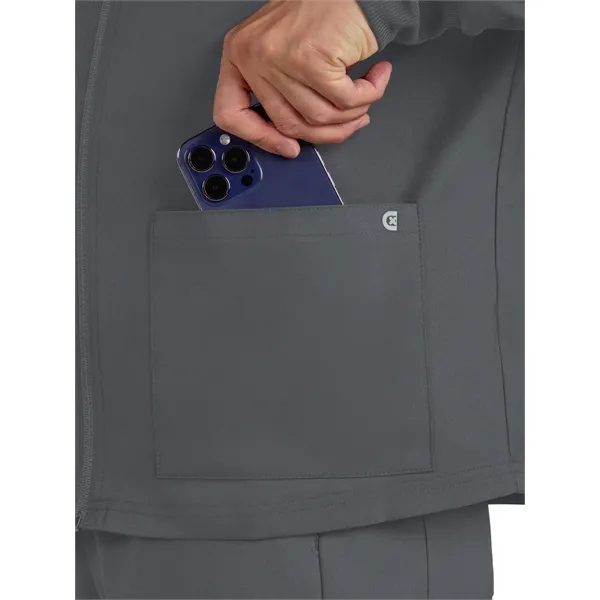 koi - Cureology - Men's 3-Pocket Zipper-Front Alpha Scrub...... from ASI 86018 Scrub Authority / Uniform Stores