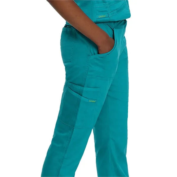 Landau Proflex Drawstring Front, Elastic Back Cargo Pant... from ASI 86018 Scrub Authority / Uniform Stores