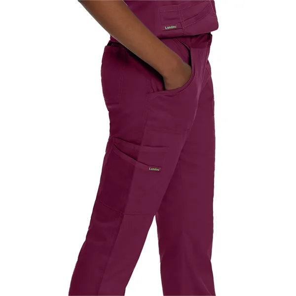 Landau Proflex Drawstring Front, Elastic Back Cargo Pant... from ASI 86018 Scrub Authority / Uniform Stores
