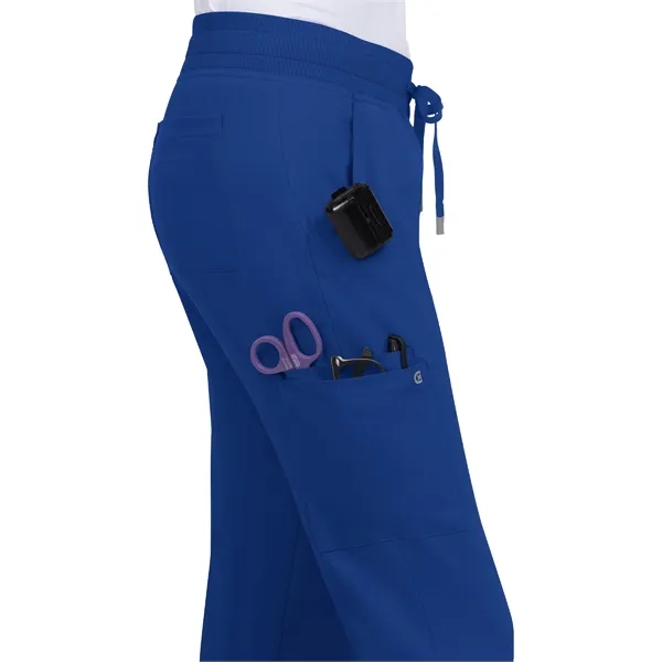 koi - Cureology - Women's 6-Pocket Ribbed Cuff Jogger Sty...... from ASI 86018 Scrub Authority / Uniform Stores