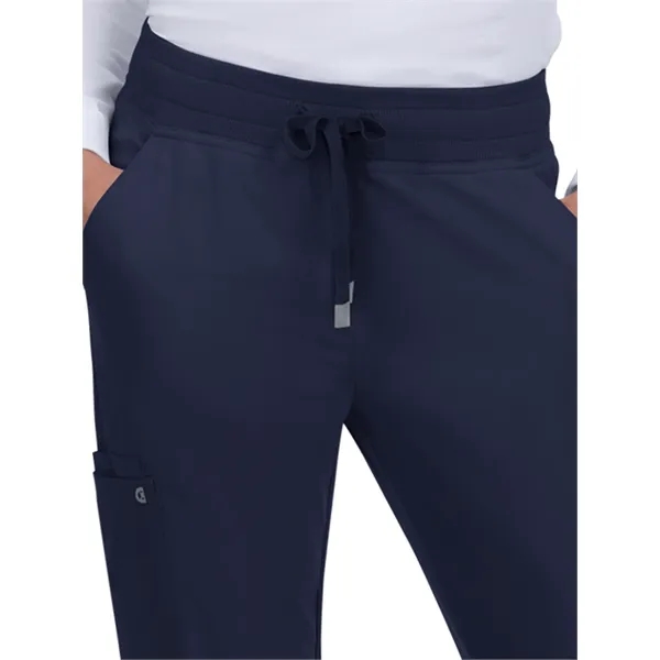 koi - Cureology - Women's 6-Pocket Ribbed Cuff Jogger Sty...... from ASI 86018 Scrub Authority / Uniform Stores